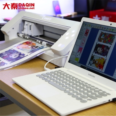 Daqin Lamination DIY دستگاه برچسب برش برای استیکرهای وینیل