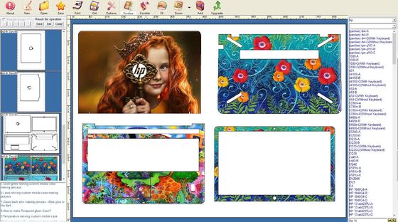 دستگاه ساخت پوسته‌ی لپ‌تاپ ایده‌آل برای تبلیغات رسانه‌ای و پروژه‌های شخصی DIY که قابلیت ساخت محافظ پوسته‌ی لپ‌تاپ را فراهم می‌کند.