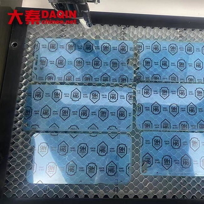 دستگاه برش محافظ صفحه نمایش شیشه سکوریت شده تلفن همراه، برش لیزری داقین