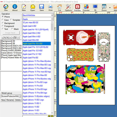 دستگاه برش 3 متری هیدروژل استیکرهای A3 دستگاه برش پوست Daqin Die Cut Sticker Maker