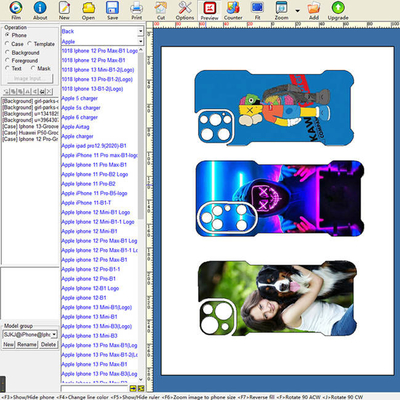 دستگاه برش 3 متری هیدروژل استیکرهای A3 دستگاه برش پوست Daqin Die Cut Sticker Maker