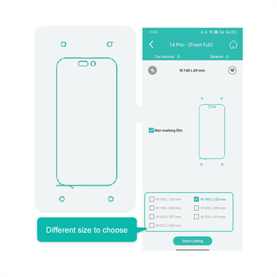 فیلم محافظ صفحه Idskin برش پایدار آسان برای تلفن همراه