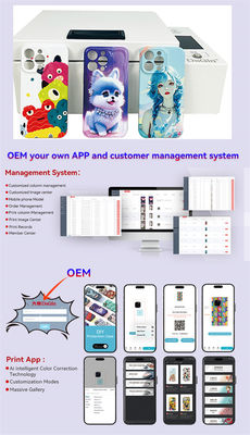 دستگاه چاپ حرارتی انتقال حرارت خلاء DAQIN برای قاب گوشی موبایل سفارشی