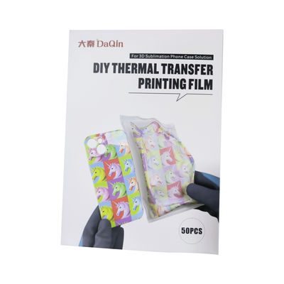 A5 3D Sublimation Heat Transfer Film 50 بسته فیلم قابل چاپ با ماشین خلاء 3D